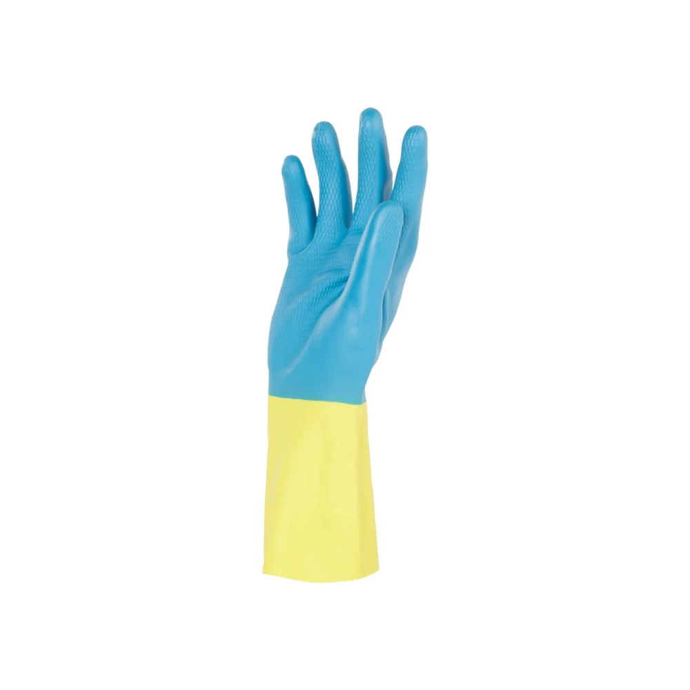 Kleenguard® G80 neoprene chemical protection gloves - 30 cm, hand -specific couples / yellow & blue 7