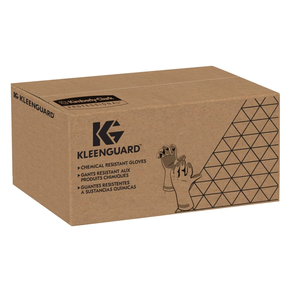 Kleenguard® G80 neoprene chemical protection gloves - 30 cm, hand -specific couples / yellow & blue 7