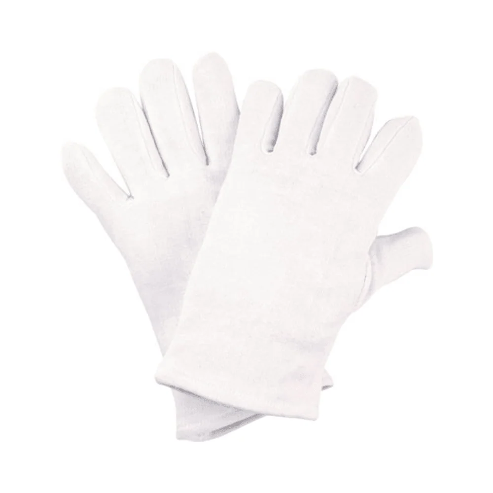 Nitras cotton gloves, white, PSA size | Pack (12 couples)