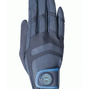 Palma Riding Gloves Navy/Light Blue L