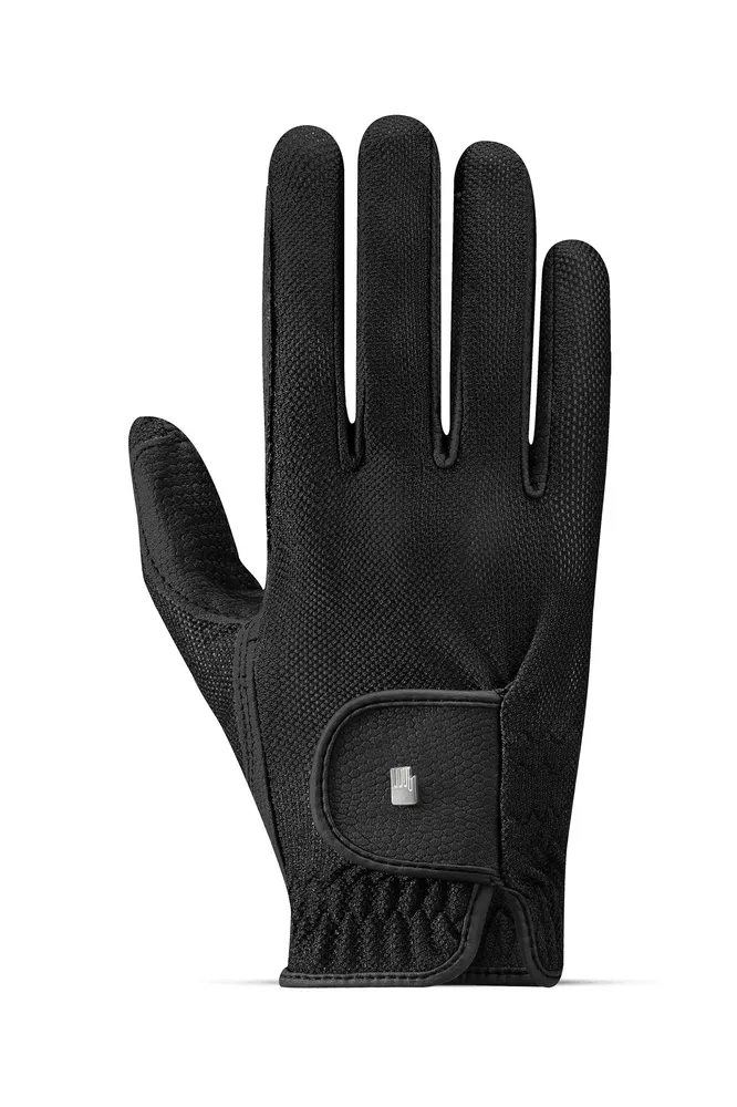 Roeck-Grip Lite Riding Gloves Black 10.5