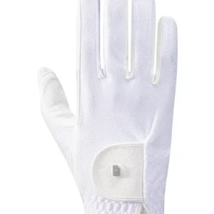Roeck-Grip Lite Riding Gloves White 10