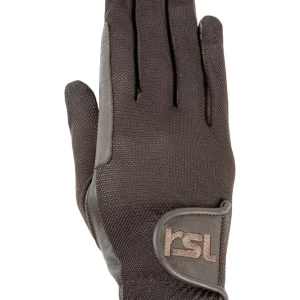 Santa Monica Leather Riding Gloves Brown 7,5