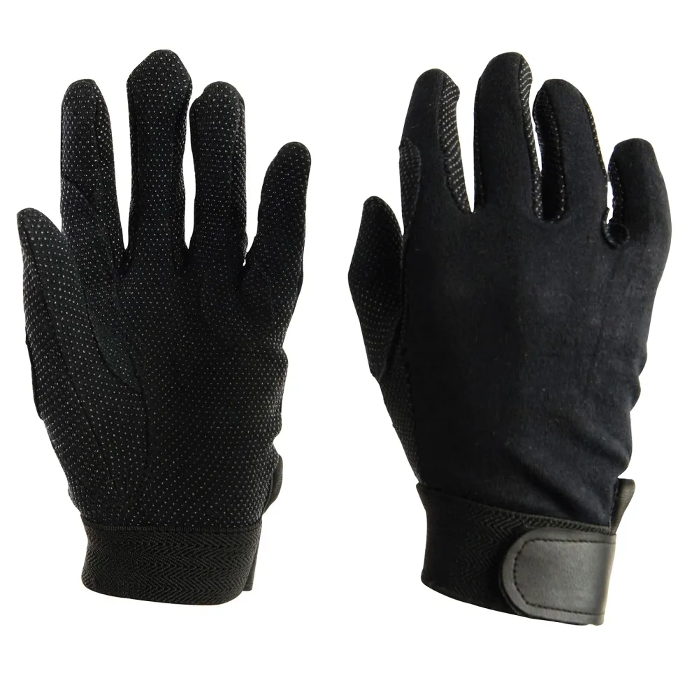 Track Riding Gloves Black L