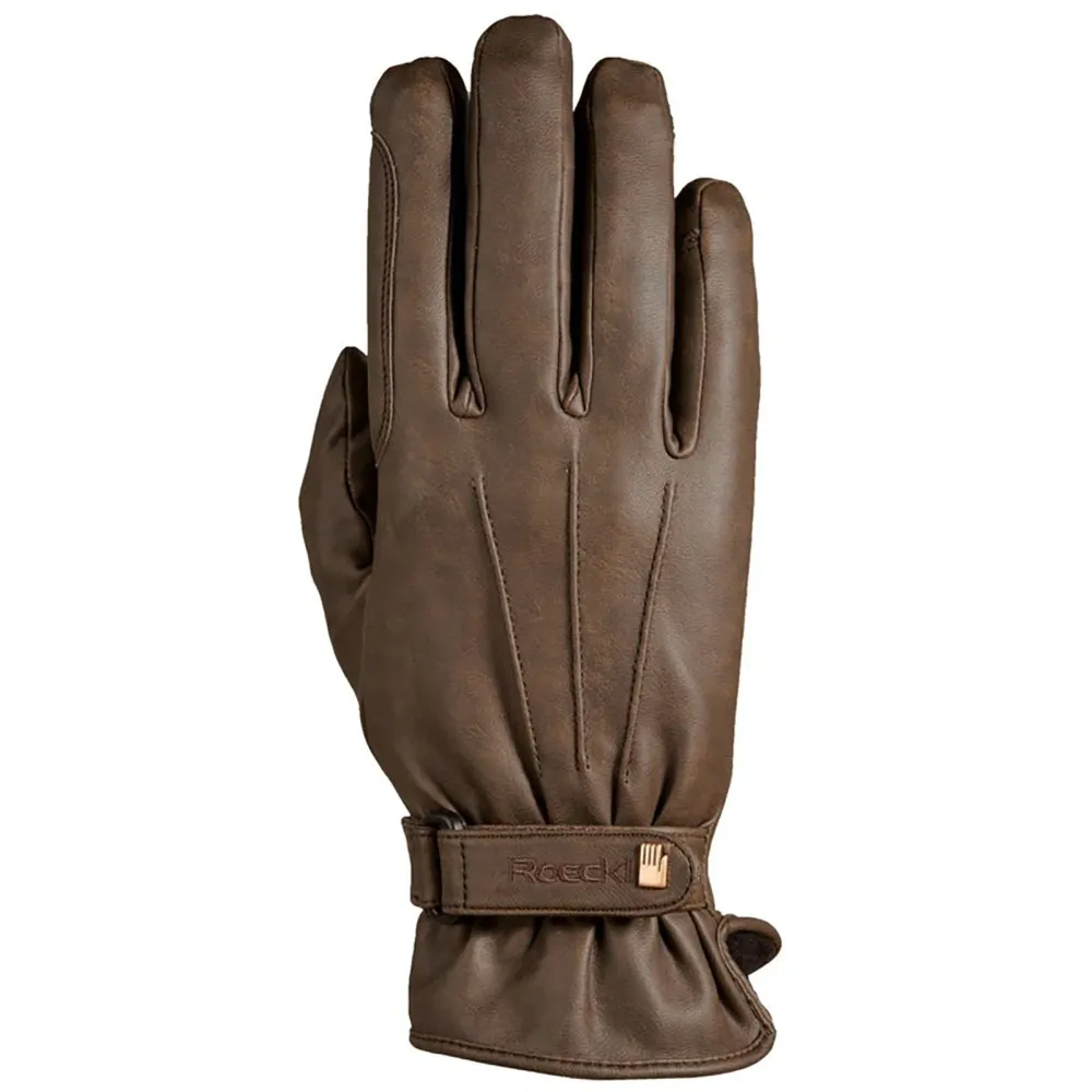 Weymouth riding gloves Antique Mocha Dark Brown 8