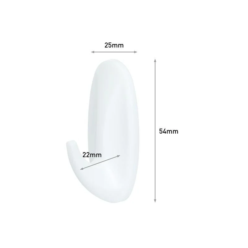 Command™ Slim Designer-Haken, 17082 | Packung (1 Stück)