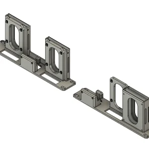 Adjustable Support de rack 10 pouces pour Raspberry Pi et SSD Hvid