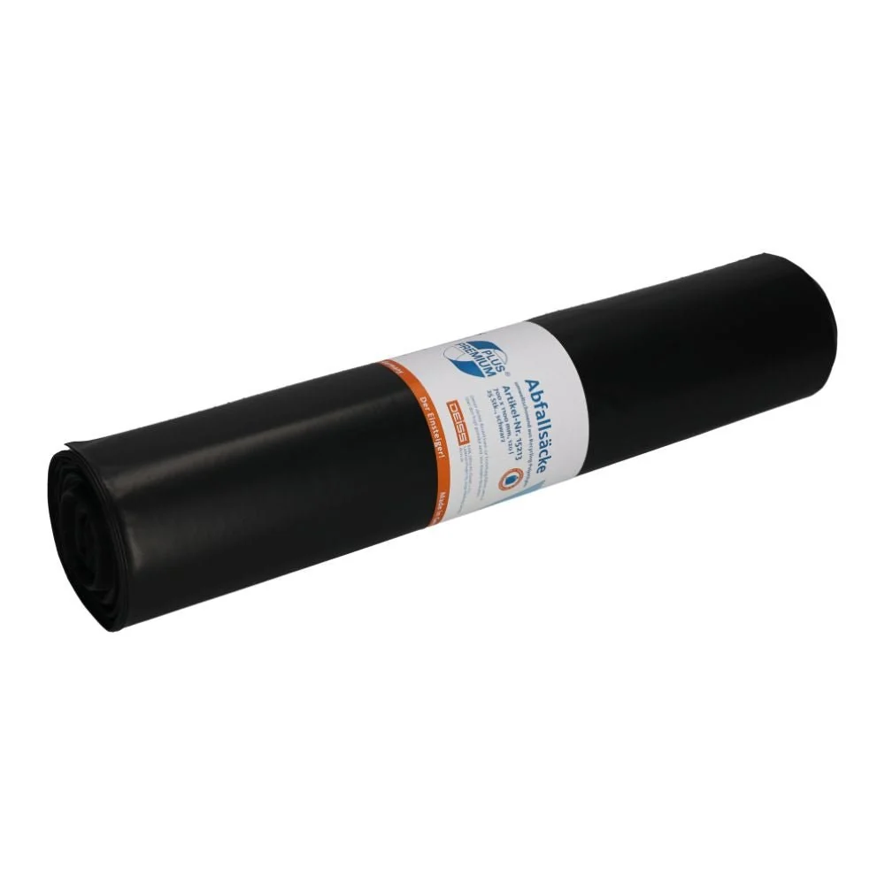 DEISS Premium Plus® Abfallsäcke Typ 60, 15213, 120 Liter schwarz