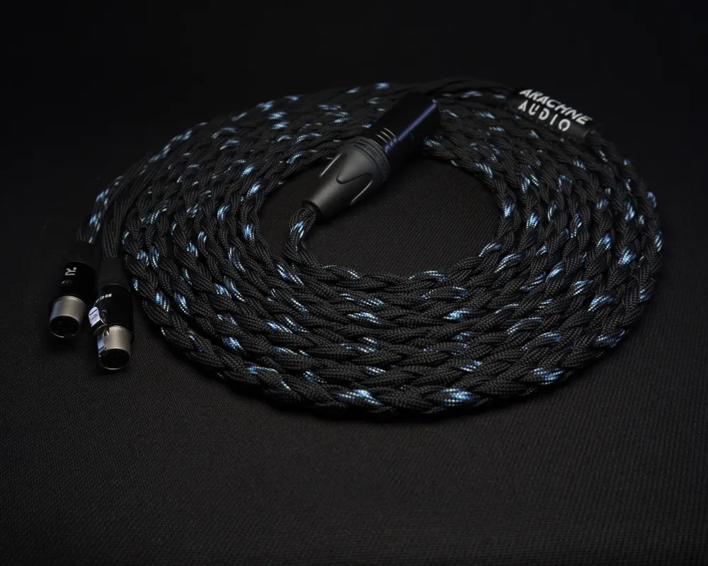 Abyss AB1266 zakázkový kabel (duální 3pinový Mini-XLR) - řada Aranea Arachne Audio
