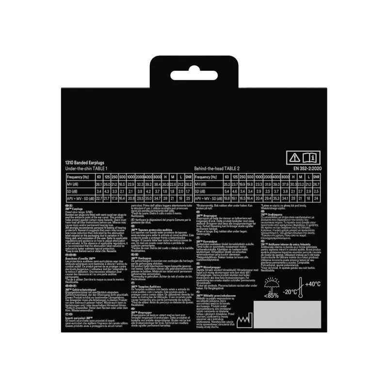 3M™ Bügelgehörschutz 1310 + 2 Paar Ersatzstöpsel, SNR-Wert 24 - 25 dB (je nach Trageposition), Orange, 1BE+2PRRP/Packung |...
