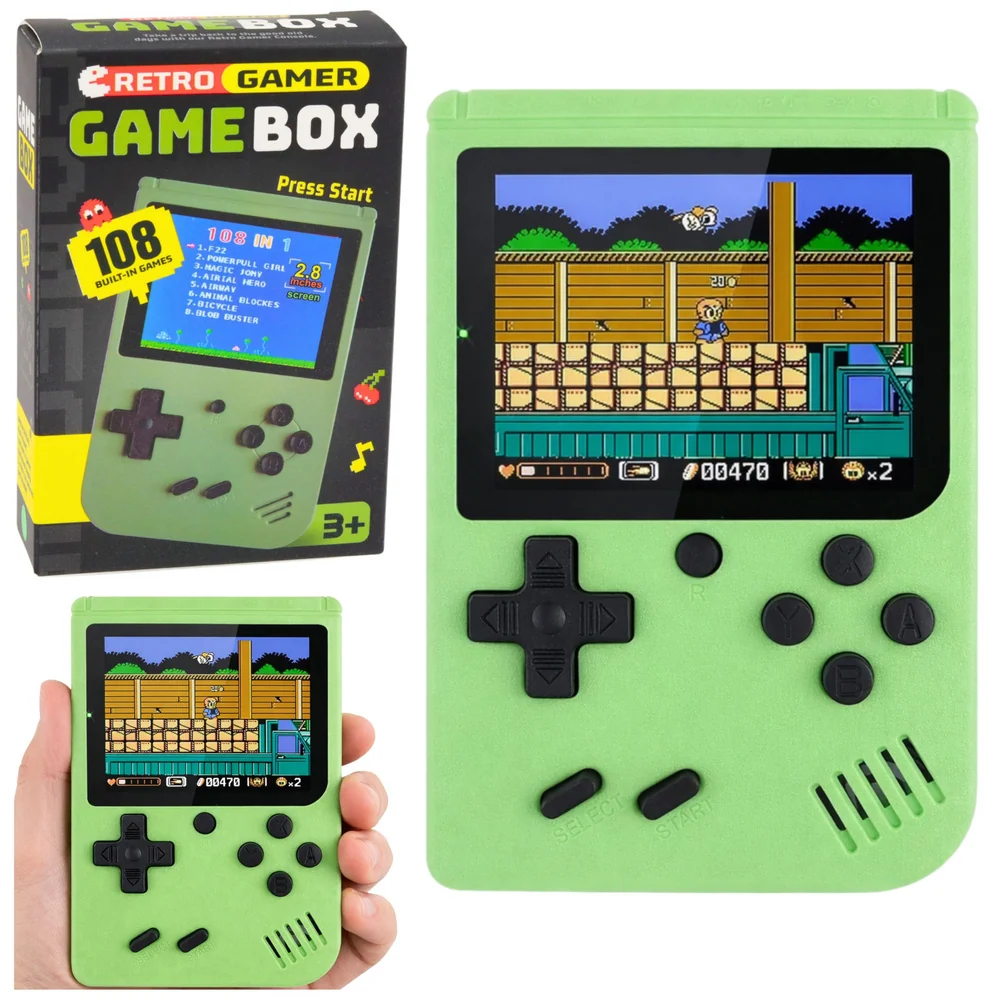 Elektronická herní konzole retro 108 her v 1 s LCD obrazovkou