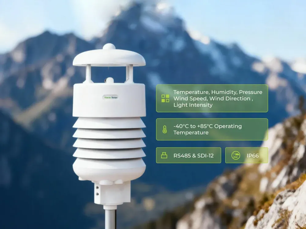 Seeed Studio SenseCAP S600- 6v1 Kompaktní meteorologická stanice
