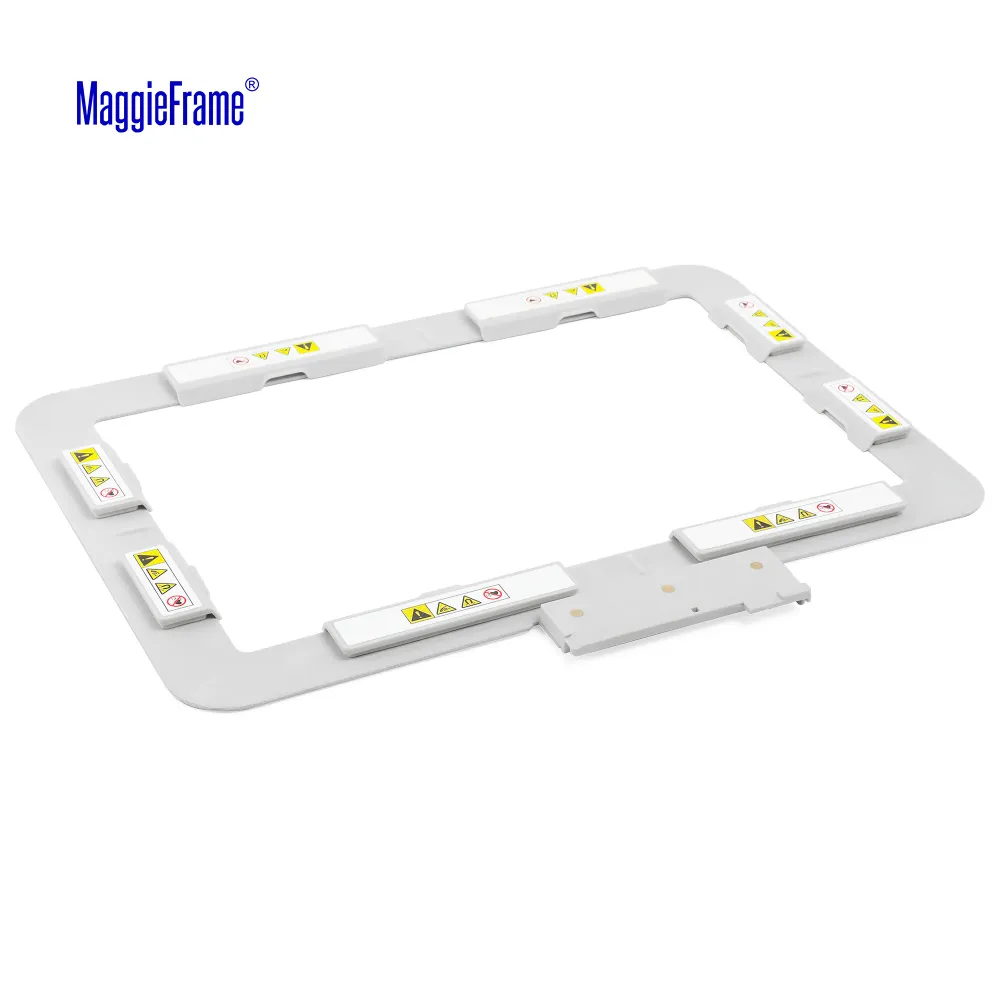 MaggieFrame magnetický kovový rámeček VK438MK pro vyšívací stroje Husqvarna Viking Pfaff (9.4″×5.9″ / 240×150 mm)
