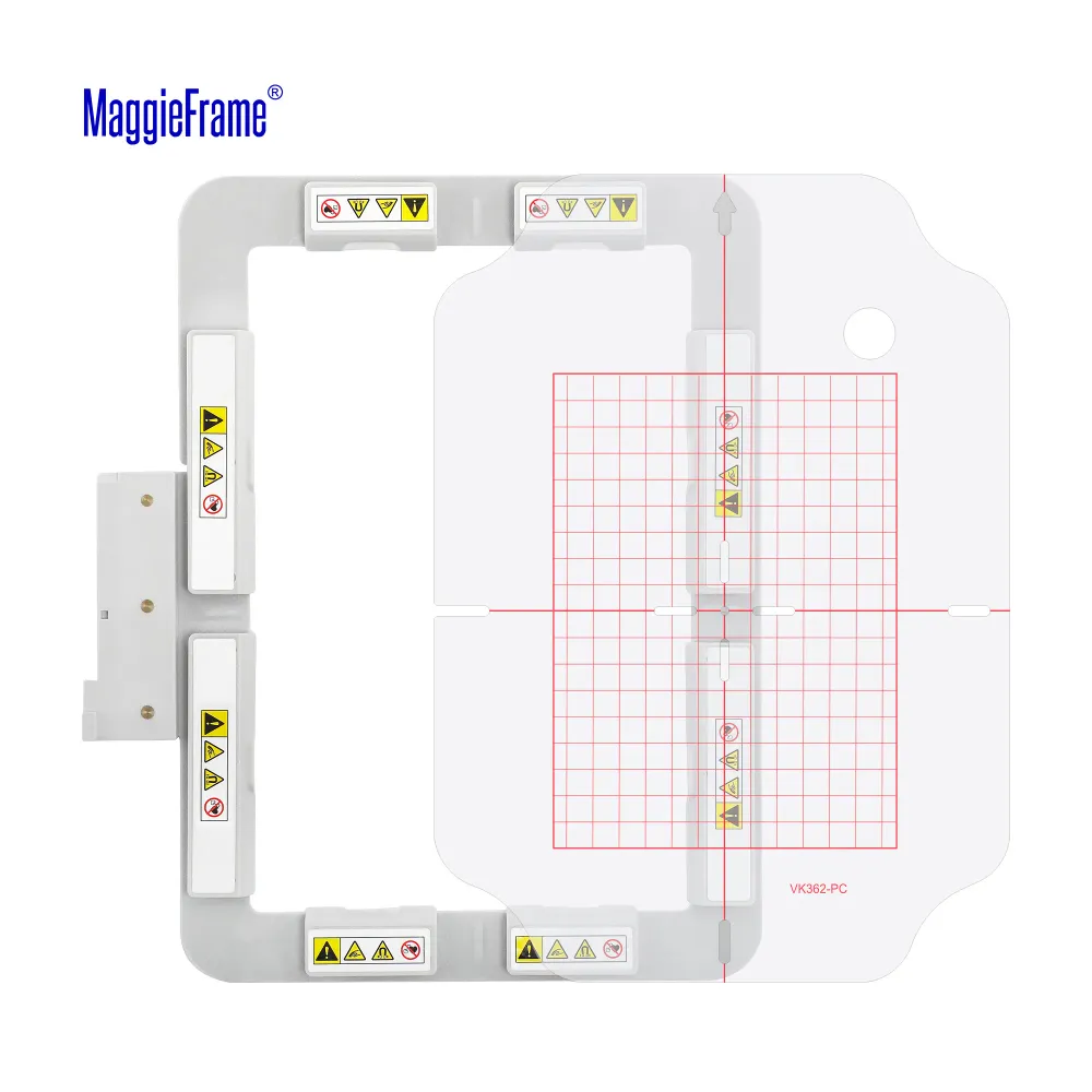 MaggieFrame magnetický vyšívací rámeček pro Husqvarna Viking & Pfaff (5.1″ × 7″ / 130 × 180 mm, VK362MK)