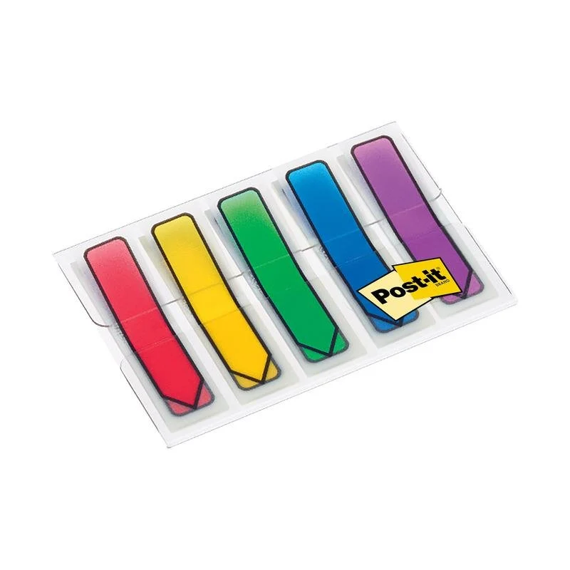 Post-it® index nyilak, 11,9 mm x 43,2 mm, 24 fogva tartó csíkok/donor