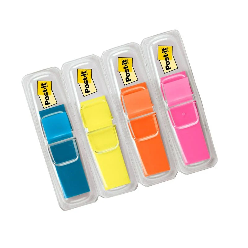 Post-it® indexérzékelő csíkok, malinký, 11,9 mm x 43,2 mm, 35 fogva tartó csíkok/donor