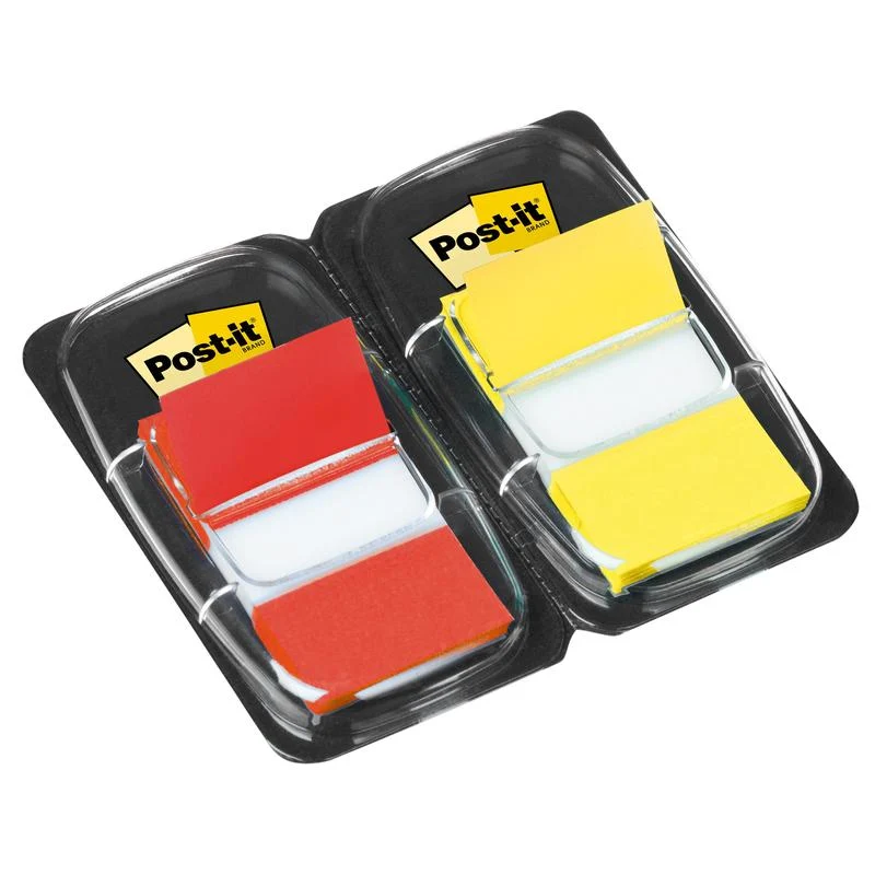 Post-it® Index Haftstreifen, Konvenční, 25,4 mm x 43,2 mm, 50 Haftstreifen/Spender