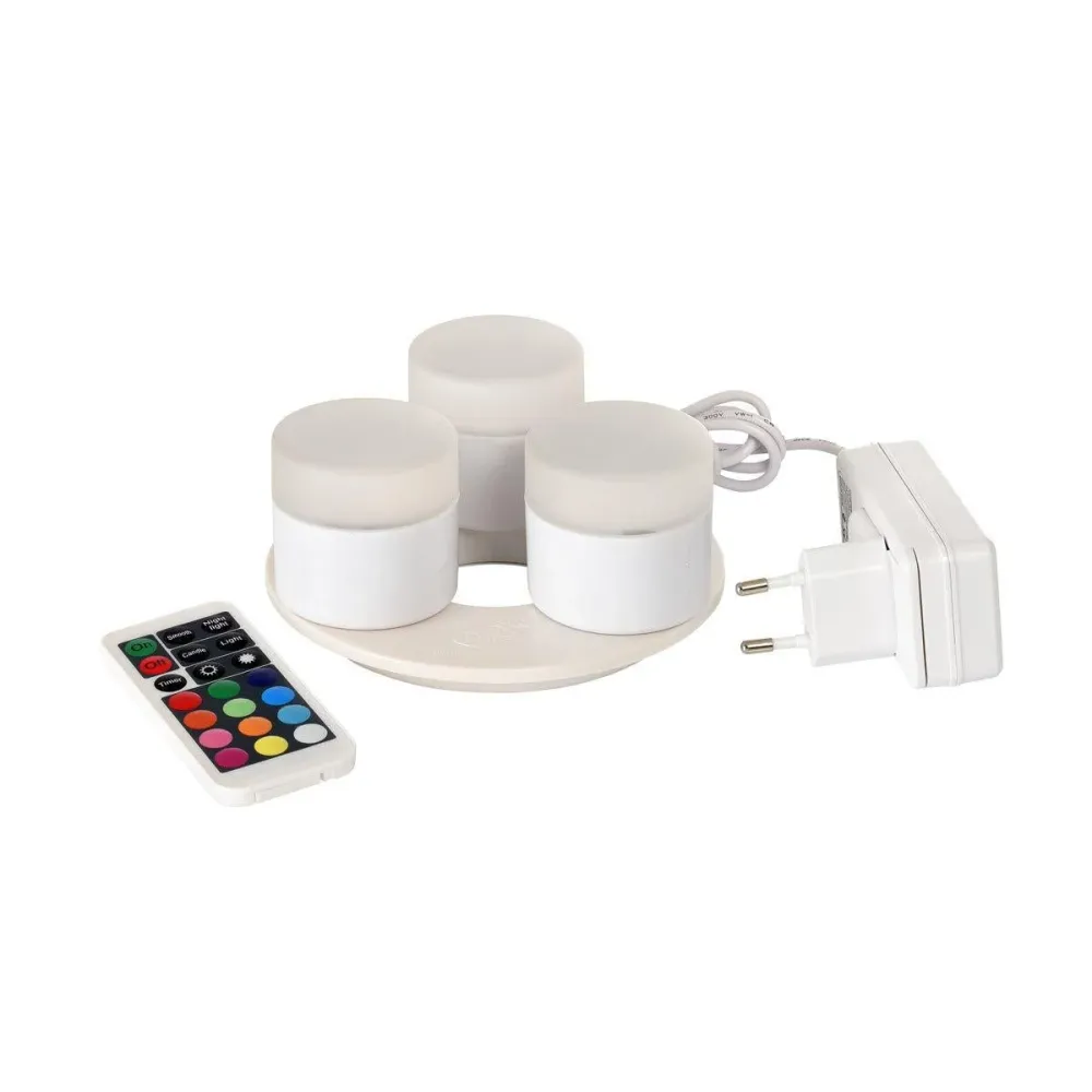 Mini Multicolour LED Place - 3 Stück für kreative Beleuchtung | Packung (1 Stück)