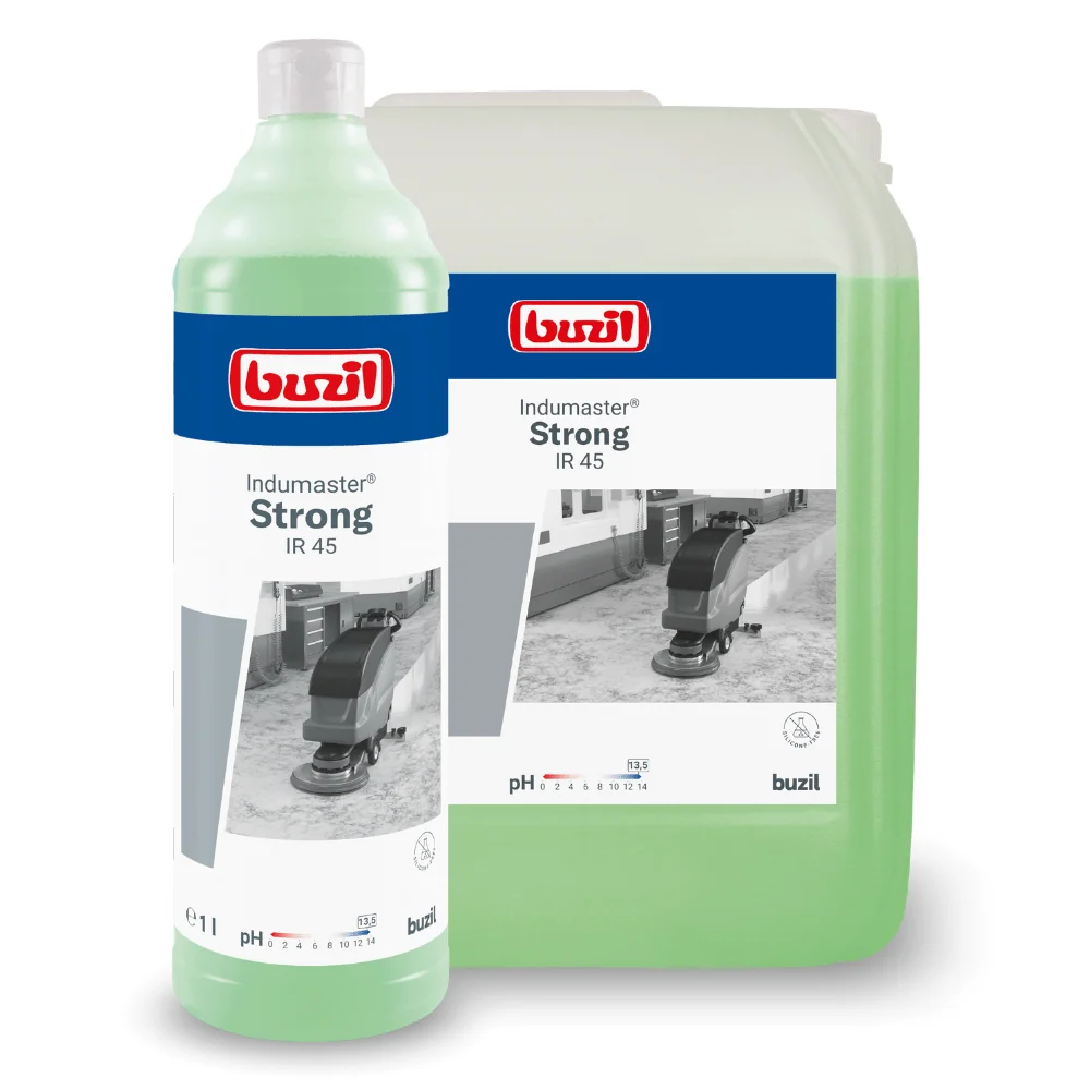 Buzil InduMaster® Strong IR 45 Highalaline korkean suorituskyvyn teollisuuspuhdistusaineet
