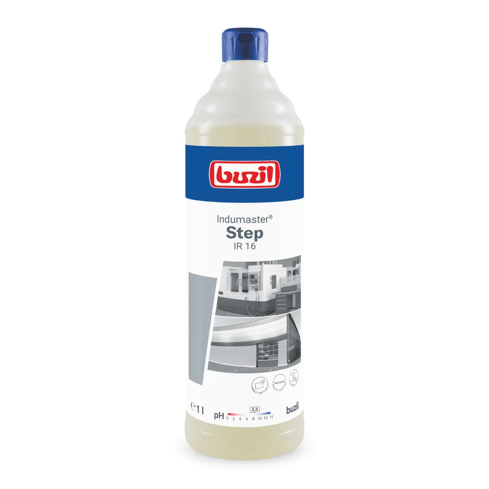 High Flow Buzil Indumaster® Step IR 16 Neutraler und materialschonender Industriereiniger