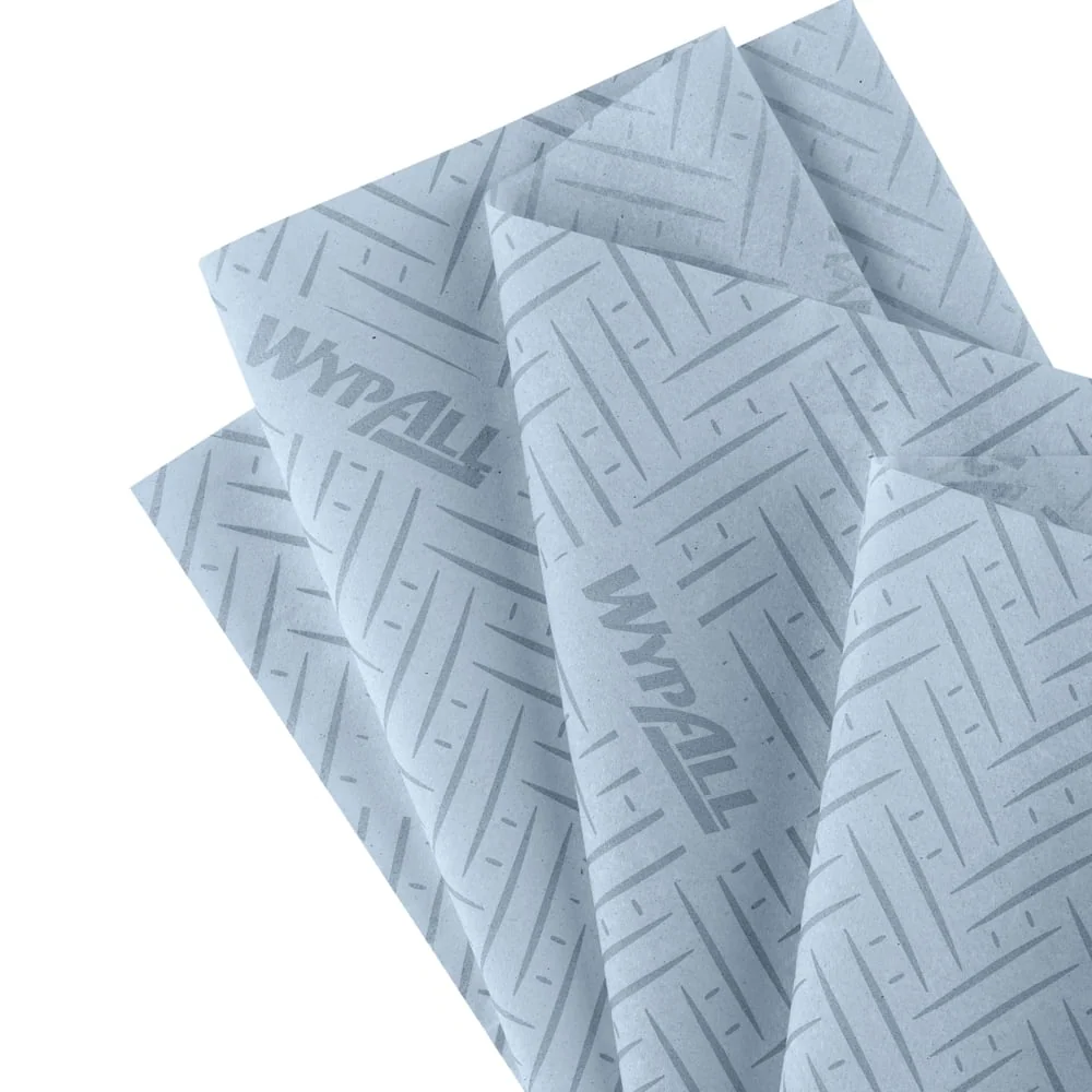 Toalha de papel Wypall® L20 para tarefas de limpeza industrial - Remoção central / 38,00 cm x 18,30 cm Calibration Certifi...