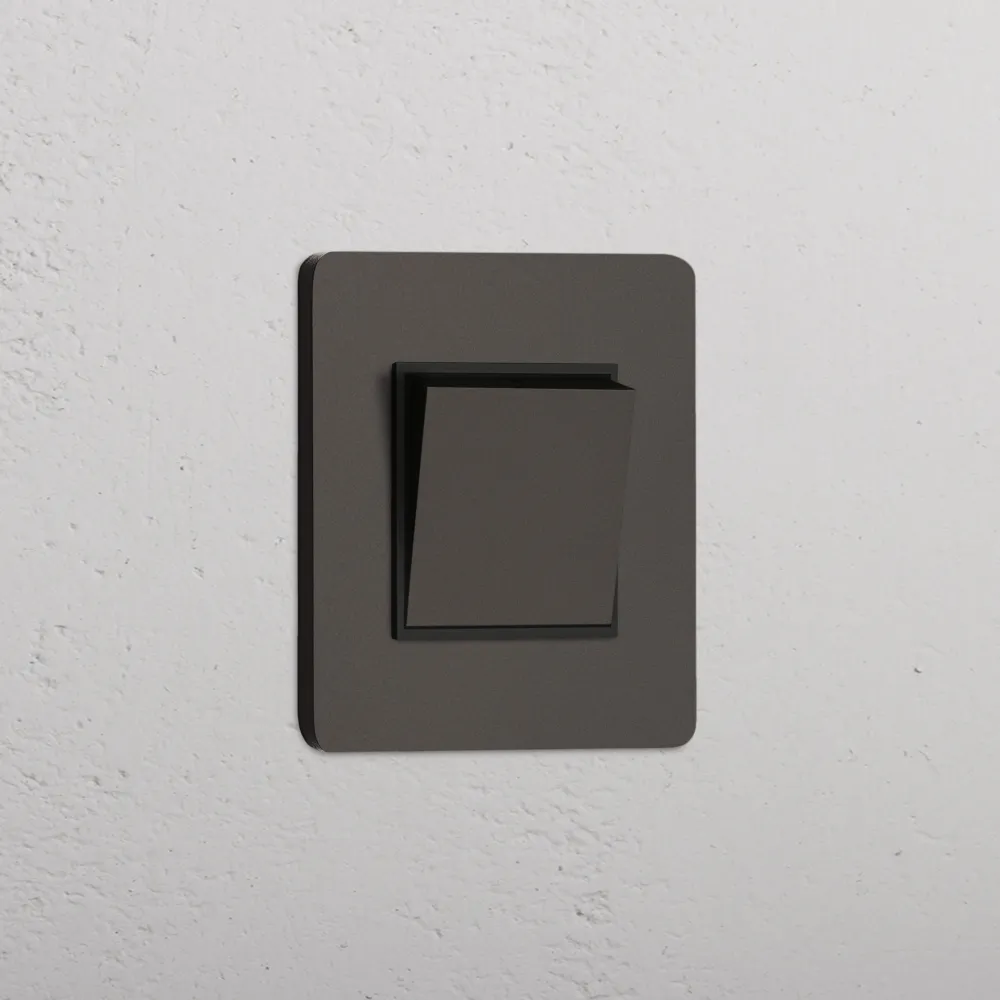 Grove Single Retractive Rocker Switch - Kovově hnědý | Black
