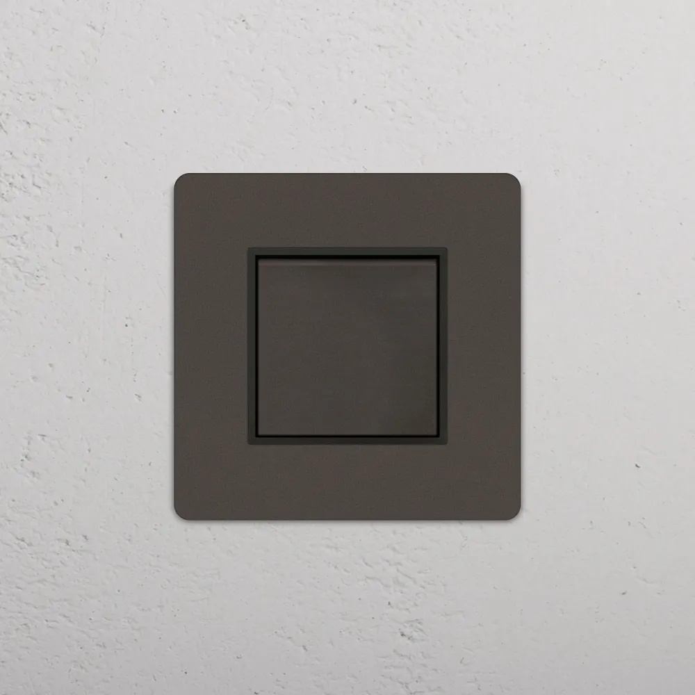 Grove Single Retractive Rocker Switch - Kovově hnědý | Black