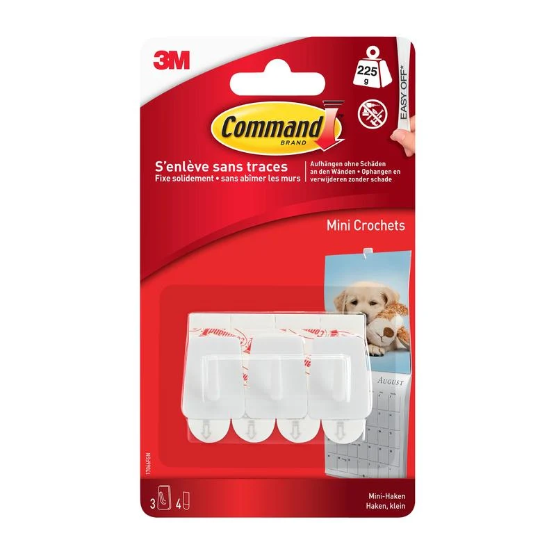 Command ™ cestovní hook, 17066 | Pack (1 piece)