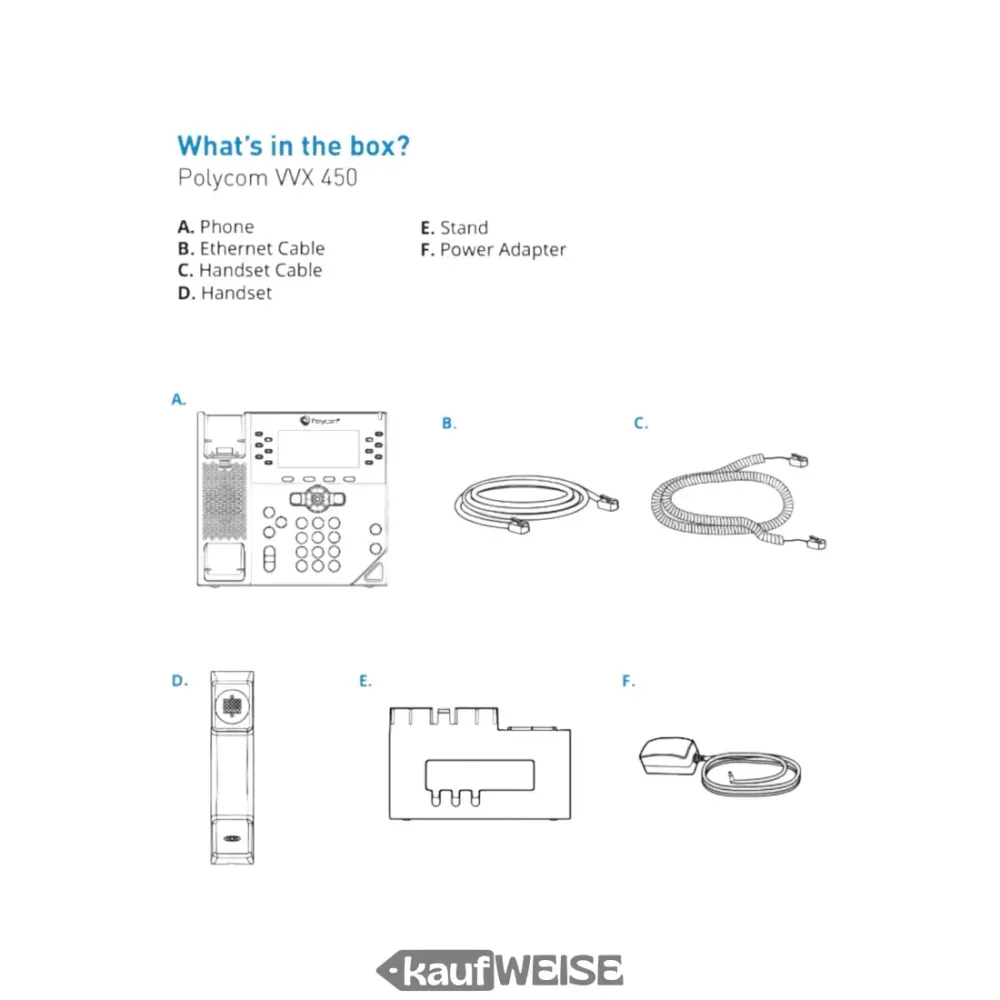 Poly OBi VVX 450 IP telefon | 12 linek | PoE