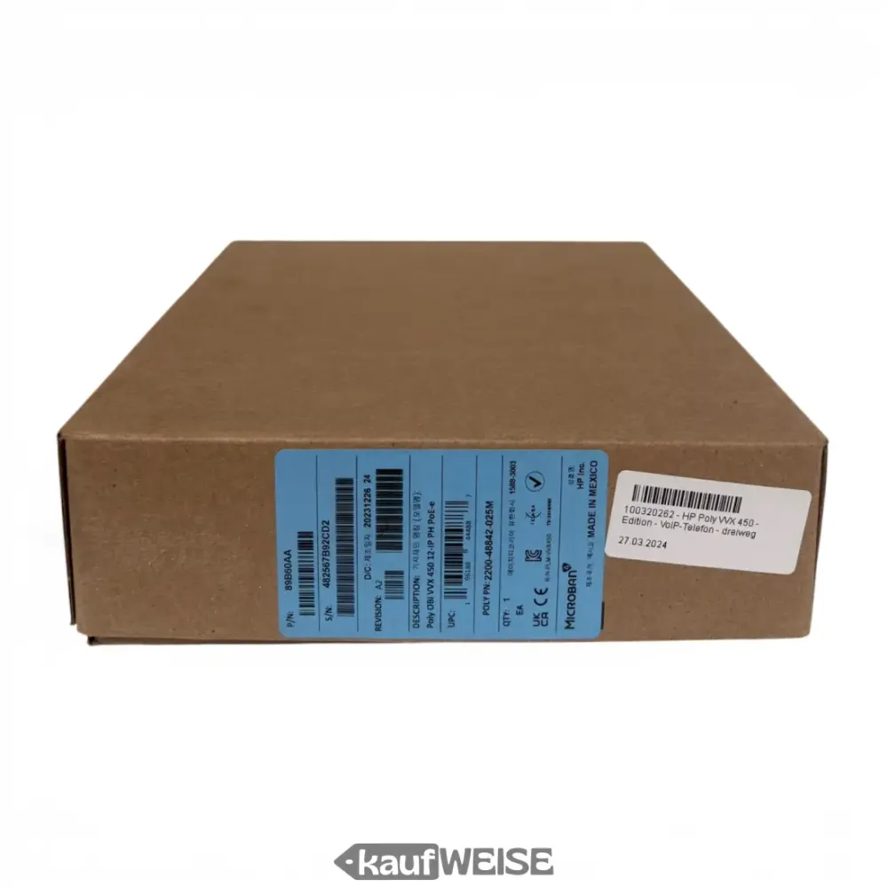 Poly OBi VVX 450 IP telefon | 12 linek | PoE