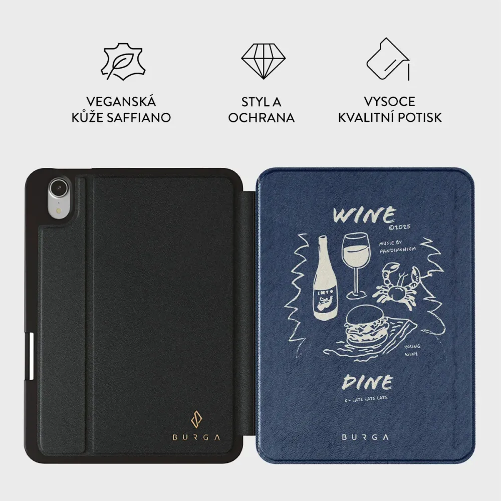 Wine & Dine - iPad Mini 8.3 (A17 Pro/6th Gen) Pouzdro
