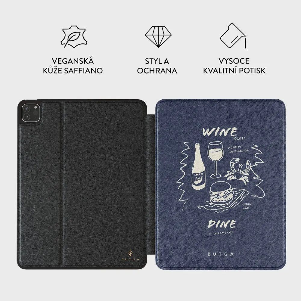 Wine & Dine - iPad Pro 12.9 (4th/3rd Gen) Pouzdro
