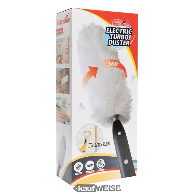 CleanRite Electric Feather Duster | Turbo Spin Duster