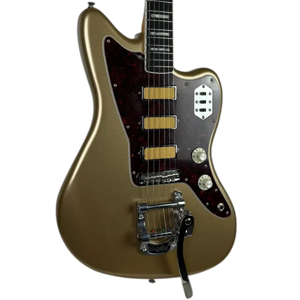 Fender Gold Foil Jazzmaster 2023 - Shoreline Gold