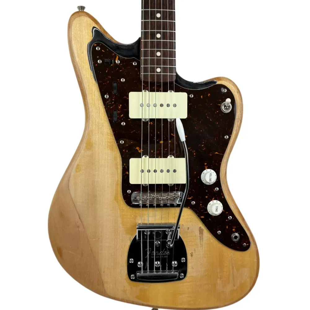 Fender Japan 66’ Reissue Jazzmaster 2012 - Černá / Přírodní