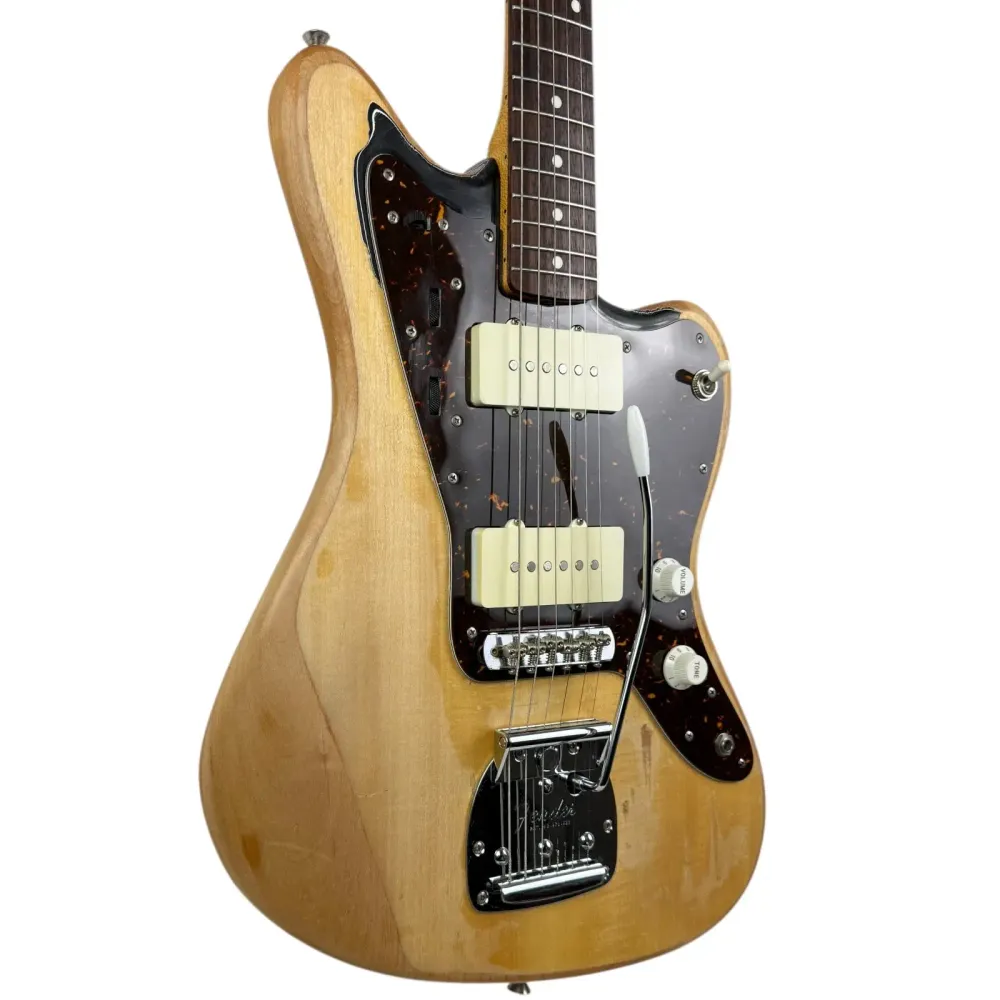 Fender Japan 66’ Reissue Jazzmaster 2012 - Černá / Přírodní