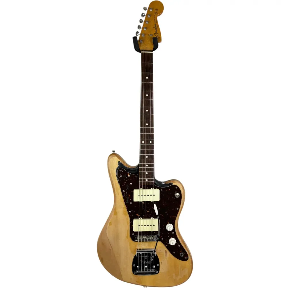 Fender Japan 66’ Reissue Jazzmaster 2012 - Černá / Přírodní