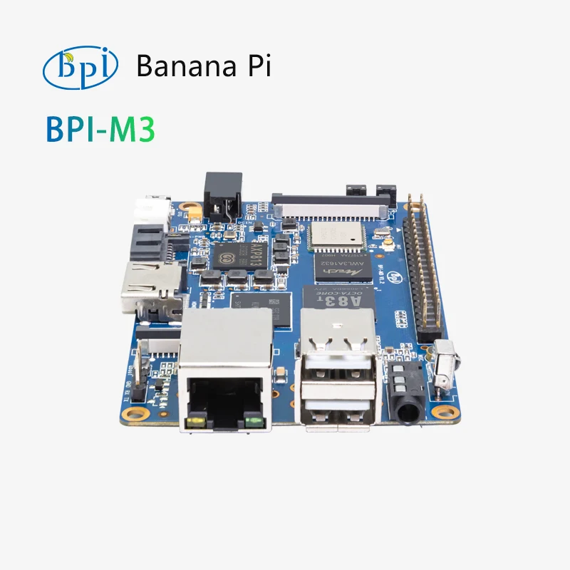 Banana Pi BPI-M3 Allwinner A83T Osmijádrový jednodeskový počítač