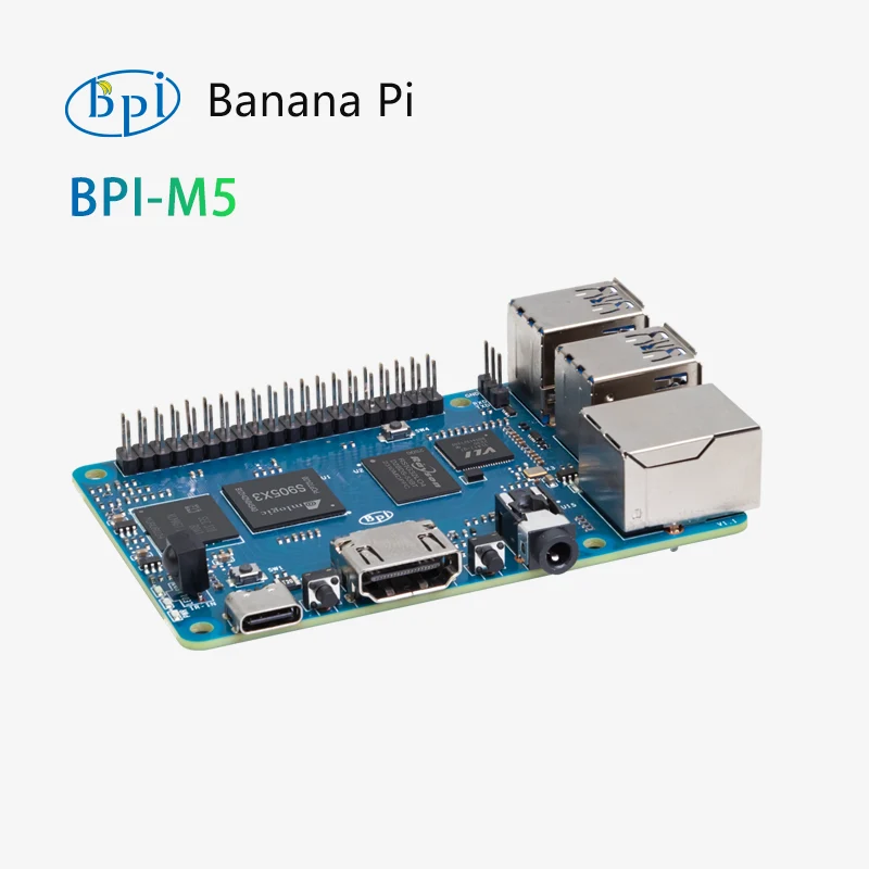 Banana Pi BPI-M5 Amlogic S905X3 Jednodeskový počítač 4GB LPDDR4