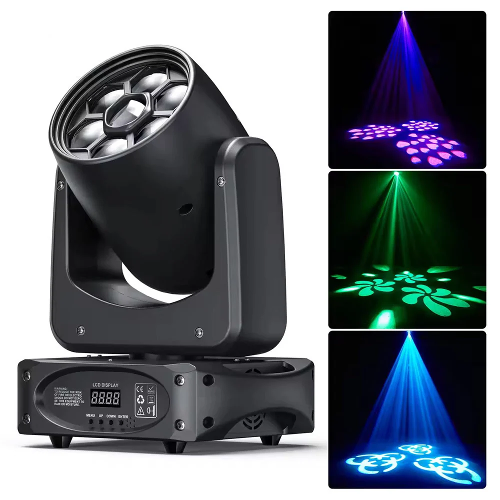 150W pohyblivá hlava Bee Eye, RGBW gobo pódiová světla s ovládáním DMX512, DJ světla na Vánoce, diskotéku, párty, klub bar...