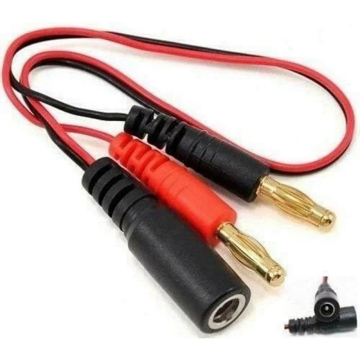 2.1DC ž 4mm banánový kabel pro Fastshark FPV google 18AWG baterii Délka 30 cm YUNIQUE GREEN-CLEAN-POWER