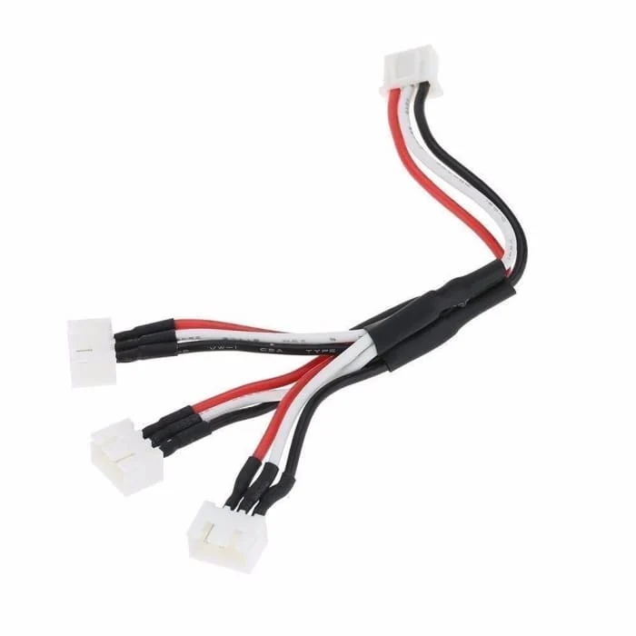 3v1 7,4V 2S nabíjecí kabel baterie pro RC drony Kvadrokoptéry JJRC H16 X6 WLtoys V262 V666 A959 A979 V912 V913 K120 SYMA X...