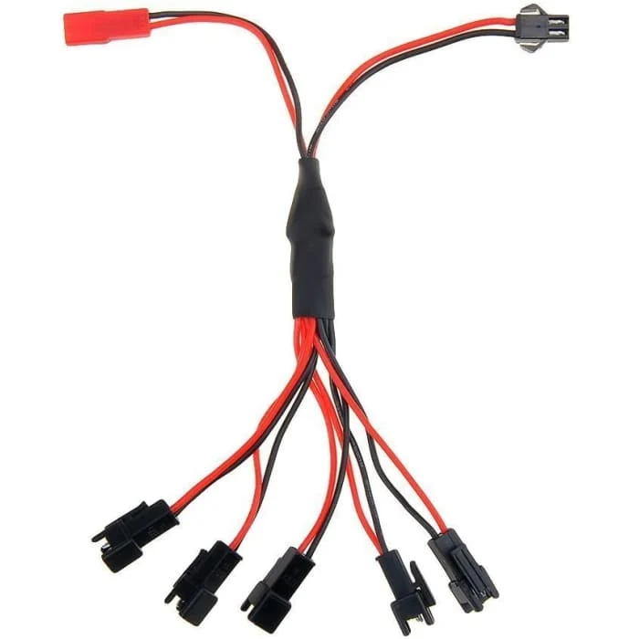 DFD F182 F183 F187 JJRC H8C H8D RC kvadrokoptéra Kabel náhradní nabíječky baterií 2-5 Mutiout JST + SM zástrčka YUNIQUE GR...