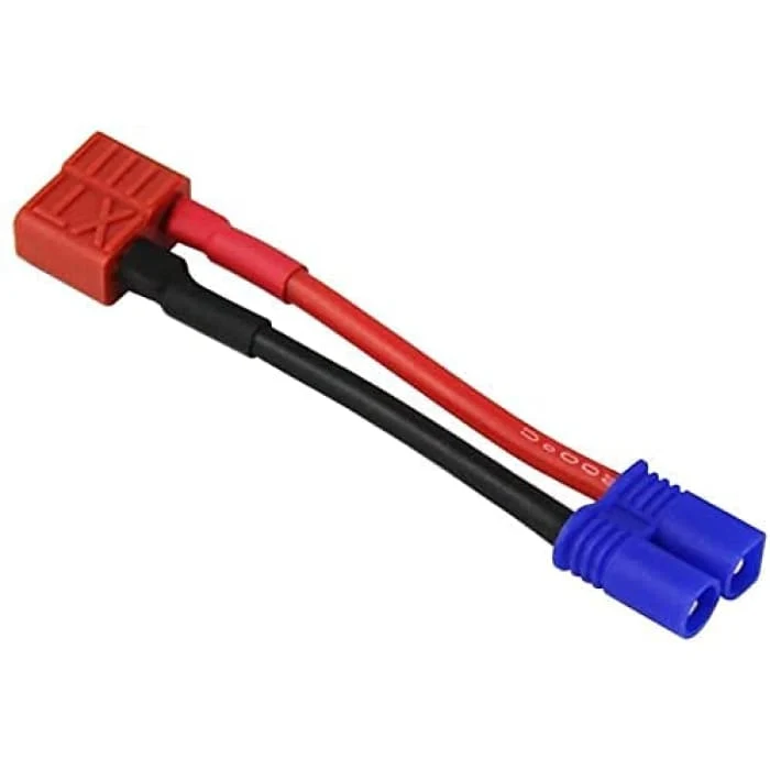 EC2 samec Banana Connector to female Adapter T Plug pro 16AWG RC Lipo baterii 10 cm YUNIQUE GREEN-CLEAN-POWER
