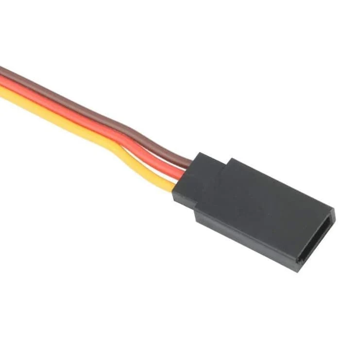 12 kusů JR prodlužovací kabel 3kolíkový 26AWG servo kabel Prodlužovací kabel samec k samici Futaba JR pro letadla na dálko...