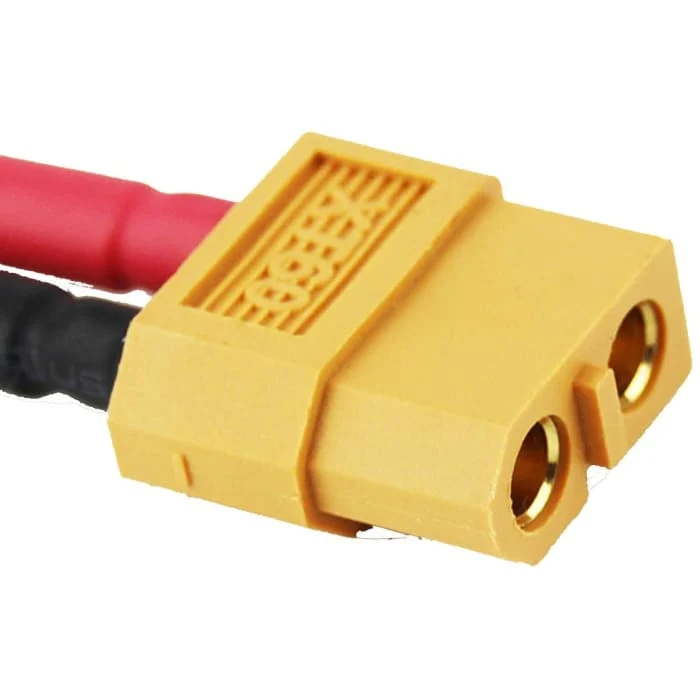 2 kusy 12AWG se zásuvkou XT60 Silikonový kabelový adaptér Kompatibilní s Traxxas RC LiPO NiMH ESC nabíječkou, 10CM YUNIQUE...