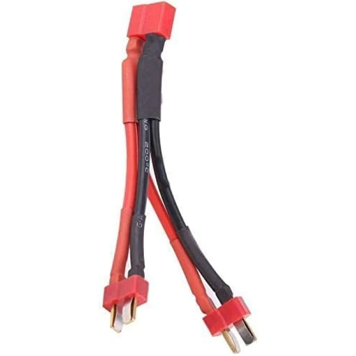 T Plug paralelní kabel T-Deans pro konektory samec samice pro RC LiPo baterii YUNIQUE GREEN-CLEAN-POWER