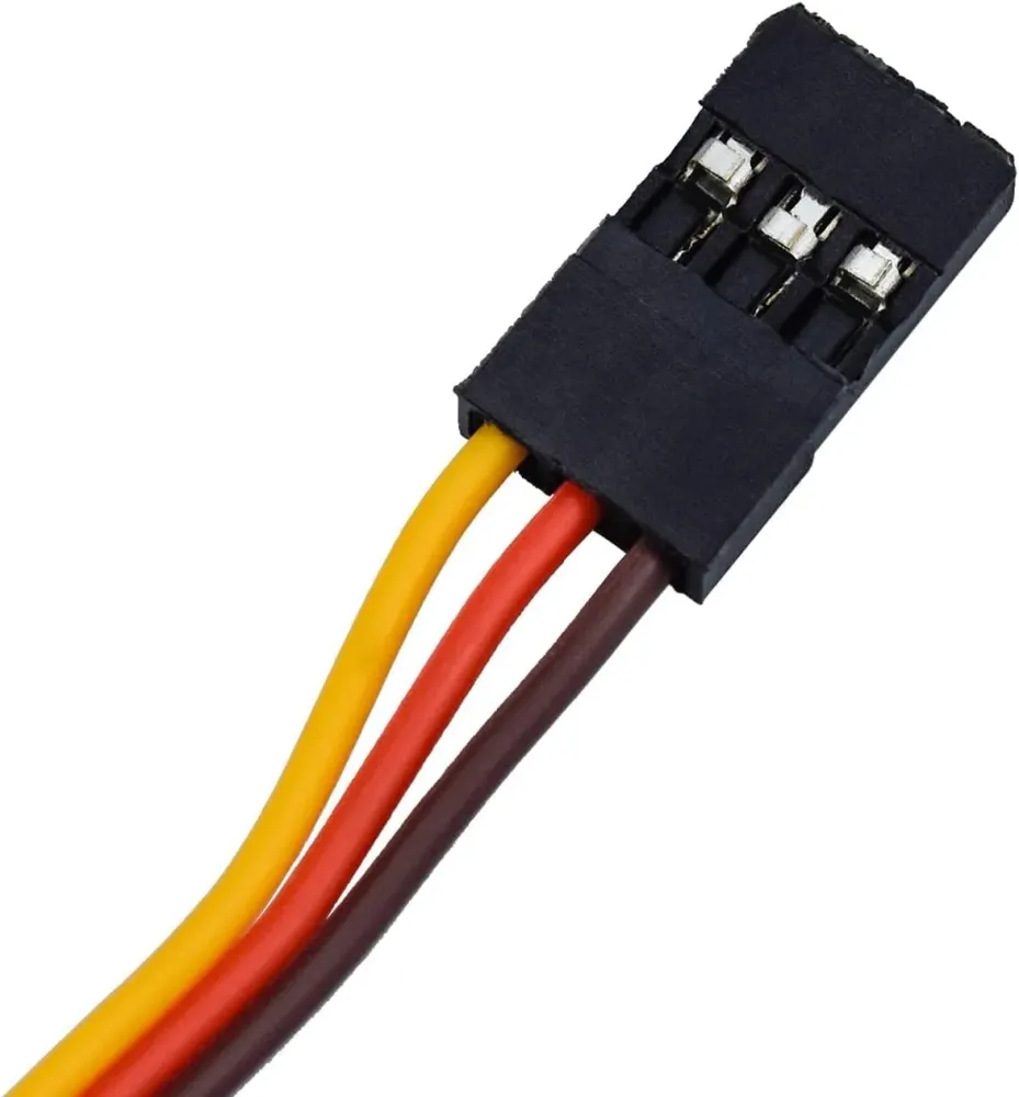 20 ks prodlužovacích kabelů pro RC serva - JR prodlužovací kabel, 3 kolíky samec-samice, 1 ž 2/1 ž 3 - velikosti 100mm, 15...