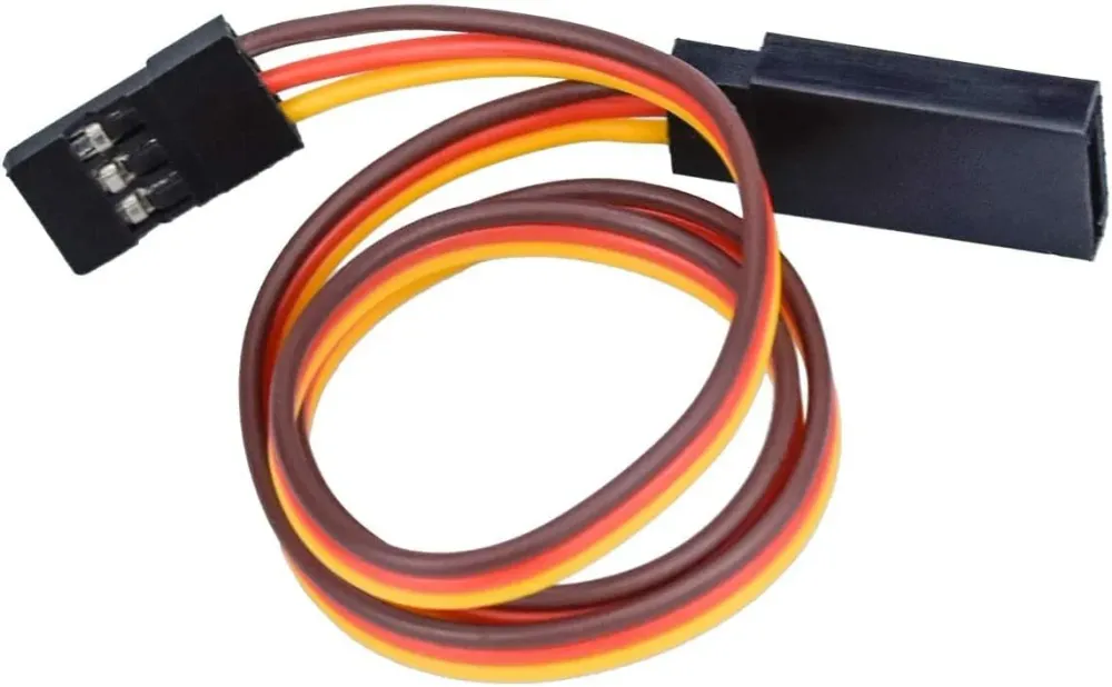 20 ks prodlužovacích kabelů pro RC serva - JR prodlužovací kabel, 3 kolíky samec-samice, 1 ž 2/1 ž 3 - velikosti 100mm, 15...