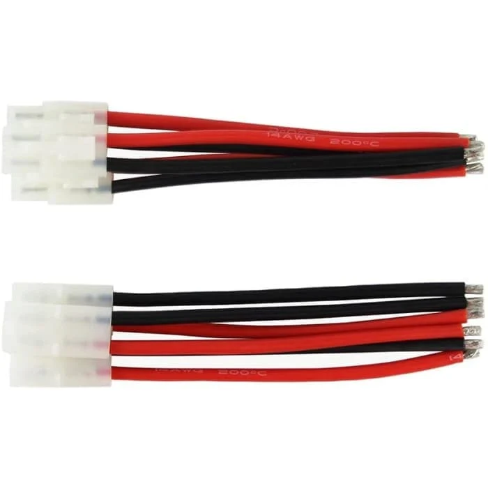 3 páry Tamiya Plug samec kabelový adaptér konektor 14awg 10cm pro RC auto Lipo YUNIQUE GREEN-CLEAN-POWER